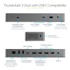 StarTech.com USB C dockingstation voor Macbook Pro/Air-M1/M2/M3/M4, Thunderbolt-compatibel, HDMI/DisplayPort, dual 4K 60Hz/enkel 8K, USB Type-C laptop-dock, 96W Power Delivery, USB 10Gbps