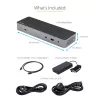 StarTech.com USB C dockingstation voor Macbook Pro/Air-M1/M2/M3/M4, Thunderbolt-compatibel, HDMI/DisplayPort, dual 4K 60Hz/enkel 8K, USB Type-C laptop-dock, 96W Power Delivery, USB 10Gbps
