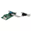 StarTech.com 2-poorts PCI Express RS232 seriële adapterkaart – PCIe RS232 seriële host-controller – PCIe naar serieel DB9 – 16950 UART – low-profile uitbreidingskaart – Windows & Linux