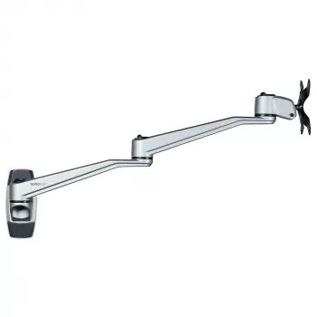 StarTech.com wandhouder voor monitorarm - gelede ergonomische VESA-wandmonitorarm - 20 inch (52 cm) lang - enkel scherm tot 34 inch - zwenkbaar/kantelbaar/draaibaar - verstelbare schermhouder
