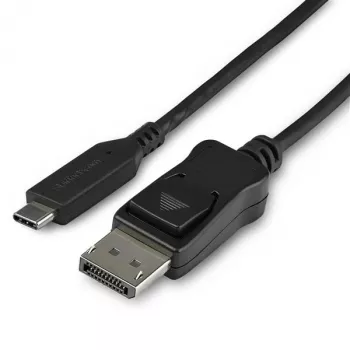 StarTech.com 3,3 ft / 1 m USB-C-naar-DisplayPort-1.4-kabel – 8K/5K/4K USB Type-C-naar-DP 1.4 Alt-Mode videoadapter-converter – HBR3/HDR/DSC – 8K 60 Hz DP-monitorkabel – USB-C/Thunderbolt 3