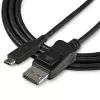 StarTech.com 3,3 ft / 1 m USB-C-naar-DisplayPort-1.4-kabel – 8K/5K/4K USB Type-C-naar-DP 1.4 Alt-Mode videoadapter-converter – HBR3/HDR/DSC – 8K 60 Hz DP-monitorkabel – USB-C/Thunderbolt 3