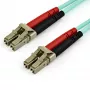 StarTech.com 7 m (22 ft) LC/UPC naar LC/UPC OM3 multimode glasvezelkabel, full-duplex 50/125 µm zipcord-vezelkabel, 100G, lage invoegdemping, LSZH glasvezel-jumperkabel