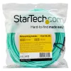 StarTech.com 15 m (50 ft) LC/UPC naar LC/UPC OM3 multimode glasvezelkabel, full-duplex, 50/125 µm zipcord-vezelkabel, 100G, lage invoegdemping, LSZH glasvezel-jumperkabel