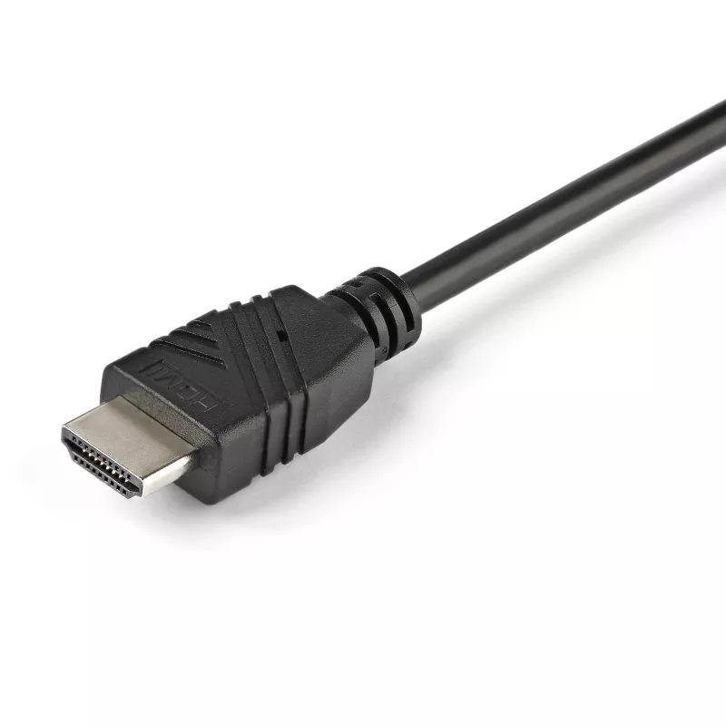 StarTech.com 2-poorts HDMI KVM-switch - 4K 60Hz - compacte dual-port UHD/Ultra HD USB desktop KVM-switch met geïntegreerde 1,2 m kabels & audio - busgevoed & externe omschakeling - MacBook ThinkPad