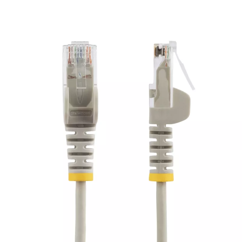StarTech.com 1,5 m CAT6-kabel – slank – RJ45-stekkers met vergrendelbescherming – grijs