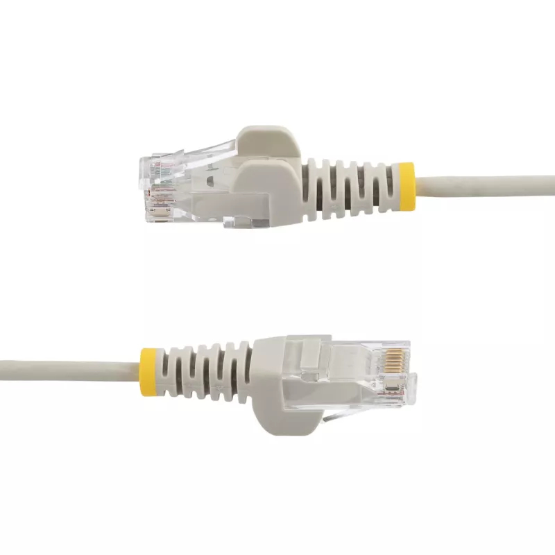 StarTech.com 2 m CAT6-kabel – slank – RJ45-stekkers zonder vergrendelnok – grijs