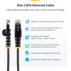 StarTech.com 2 m CAT6-kabel – slank – RJ45-stekkers zonder vergrendelnok – grijs