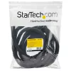 StarTech.com 4,6 m kabelmanagementslang - flexibele gewikkelde kabelwikkel - 1,0-1,5 inch diameter uitschuifbare slang - polyester kabelmanager/-beschermer/-verberger - zwart op maat te knippen kabelorganizer