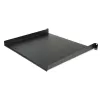 StarTech.com 1U serverrack-plank - universele rackmontage-kraagarmplank voor 19 inch netwerkapparatuur-rack & -kast - hoogbelastbaar staal – draagvermogen 20 kg - 16 inch diepe lade, zwart