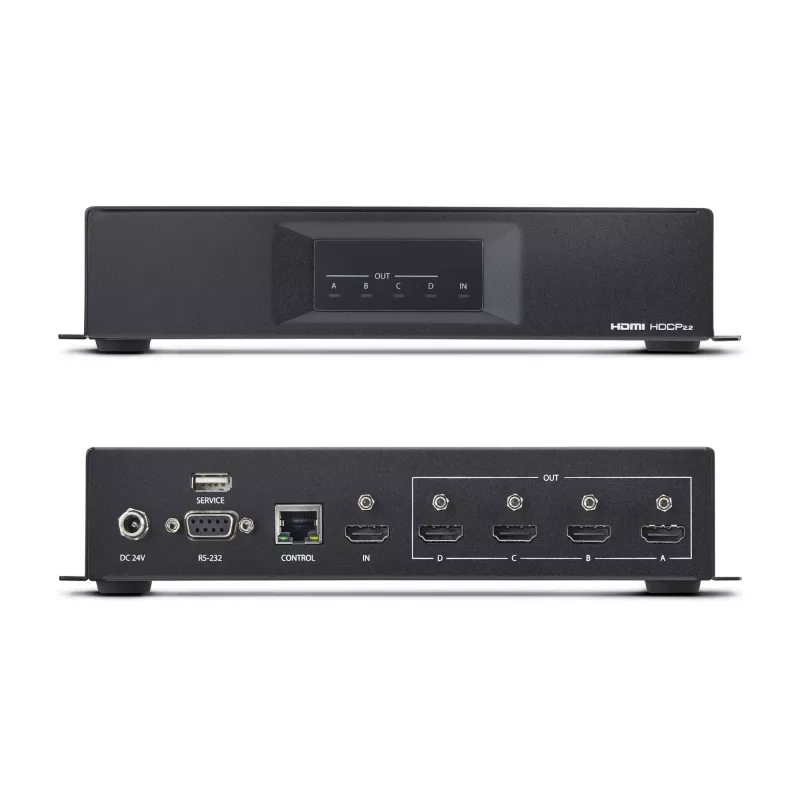 StarTech.com 2x2 HDMI videowall-controller – 4K 60Hz HDMI 2.0 video-ingang naar 4x 1080p uitgang – videowall-processor voor multi-display – videowall-splitter – RS232/Ethernet-besturing