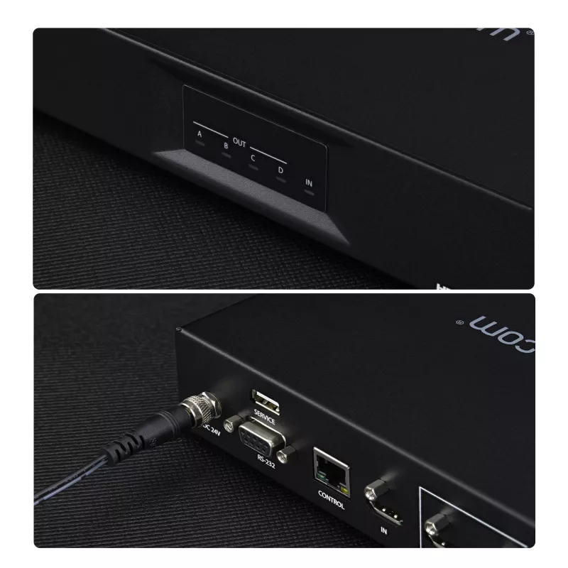 StarTech.com 2x2 HDMI videowall-controller – 4K 60Hz HDMI 2.0 video-ingang naar 4x 1080p uitgang – videowall-processor voor multi-display – videowall-splitter – RS232/Ethernet-besturing