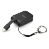 StarTech.com compacte USB-C-naar-HDMI-adapter – 4K 30Hz USB Type-C-naar-HDMI videodisplay-converter met sleutelhangerring – USB-C DP Alt-Mode-naar-HDMI monitor-dongle – Thunderbolt 3 compatibel