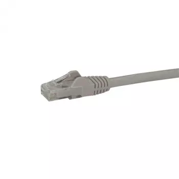 StarTech.com 7,5m CAT6 Ethernet-kabel – grijs CAT 6 Gigabit Ethernet-kabel – 250 MHz 100 W PoE RJ45 UTP netwerk-/patchkabel rastongevoelig met trekontlasting, individueel getest