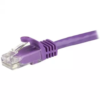 StarTech.com 1,5 m CAT6 Ethernet-kabel – paars, CAT 6 Gigabit Ethernet-kabel – 250 MHz, 100 W PoE, RJ45 UTP, netwerk-/patchkabel, snagless met trekontlasting, individueel getest
