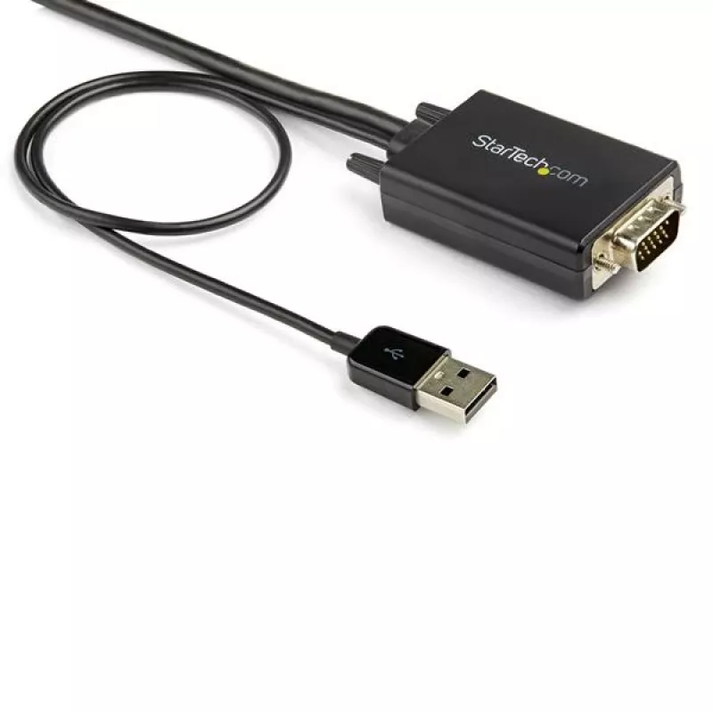StarTech.com 2m VGA-naar-HDMI-converterkabel met USB-audio-ondersteuning en stroomvoorziening – analoog-naar-digitaal videoadapterkabel om een VGA-pc op een HDMI-scherm aan te sluiten – 1080p male-naar-male monitorkabel