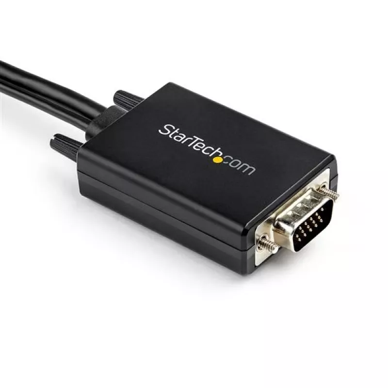 StarTech.com 2m VGA-naar-HDMI-converterkabel met USB-audio-ondersteuning en stroomvoorziening – analoog-naar-digitaal videoadapterkabel om een VGA-pc op een HDMI-scherm aan te sluiten – 1080p male-naar-male monitorkabel