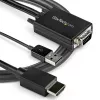 StarTech.com 2m VGA-naar-HDMI-converterkabel met USB-audio-ondersteuning en stroomvoorziening – analoog-naar-digitaal videoadapterkabel om een VGA-pc op een HDMI-scherm aan te sluiten – 1080p male-naar-male monitorkabel