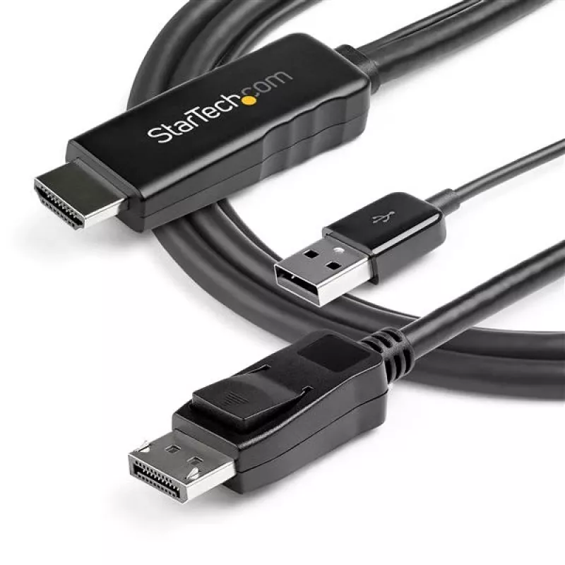 StarTech.com 3 m (9,8 ft.) HDMI-naar-DisplayPort-kabel – 4K 30 Hz