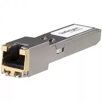 StarTech.com HPE JL563A compatibele SFP+ module - 10GBASE-T - SFP naar RJ45 Cat6/Cat5e - 10GE Gigabit Ethernet SFP+ - RJ-45 30m - HPE 8320, 8325-48Y8