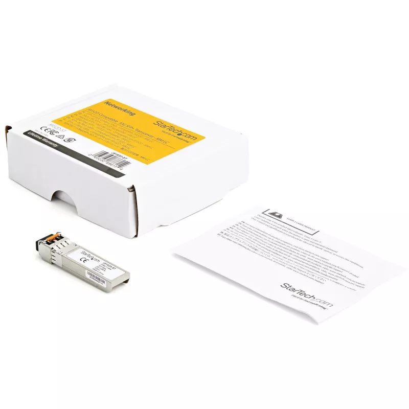 StarTech.com HPE J9152D compatibele SFP+ module - 10GBASE-LRM - 10GbE multimode glasvezeltransceiver - 10GE Gigabit Ethernet SFP+ - LC 200m - 1310nm - DDM HPE 1850, 2540, 2930M