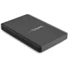 StarTech.com 4 bay Thunderbolt 3 NVMe behuizing, voor M.2 NVMe SSD-stations, 1x DisplayPort video/2x TB3 downstream-poorten, 40 Gbit/s, 72W voeding, externe harde schijf behuizing
