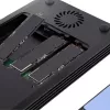 StarTech.com 4 bay Thunderbolt 3 NVMe behuizing, voor M.2 NVMe SSD-stations, 1x DisplayPort video/2x TB3 downstream-poorten, 40 Gbit/s, 72W voeding, externe harde schijf behuizing