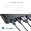 StarTech.com 4 bay Thunderbolt 3 NVMe behuizing, voor M.2 NVMe SSD-stations, 1x DisplayPort video/2x TB3 downstream-poorten, 40 Gbit/s, 72W voeding, externe harde schijf behuizing