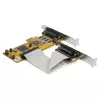 StarTech.com 8-poorts PCI Express RS232 seriële adapterkaart, PCIe RS232 seriële kaart, 16C1050 UART, low profile seriële DB9 controller/uitbreidingskaart, 15 kV ESD-bescherming, alleen Windows – TAA