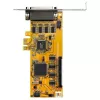 StarTech.com 8-poorts PCI Express RS232 seriële adapterkaart, PCIe RS232 seriële kaart, 16C1050 UART, low profile seriële DB9 controller/uitbreidingskaart, 15 kV ESD-bescherming, alleen Windows – TAA