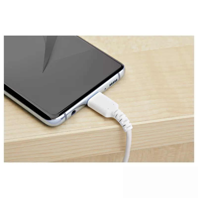 StarTech.com 1m USB-A naar USB-C oplaadkabel – robuuste snellaad- en synckabel USB 2.0 naar USB Type-C – duurzame TPE-mantel met aramidevezel M/M 3A wit – Samsung S10, iPad Pro, Pixel