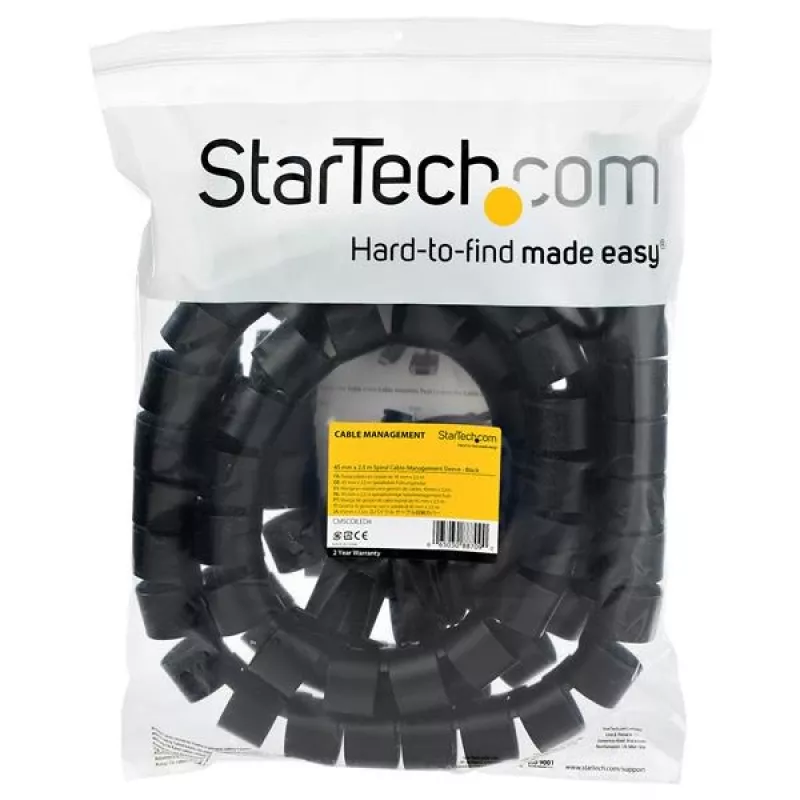 StarTech.com 2,5 m (8,2 ft.) kabelmanagement-mof – spiraal – 45 mm diameter