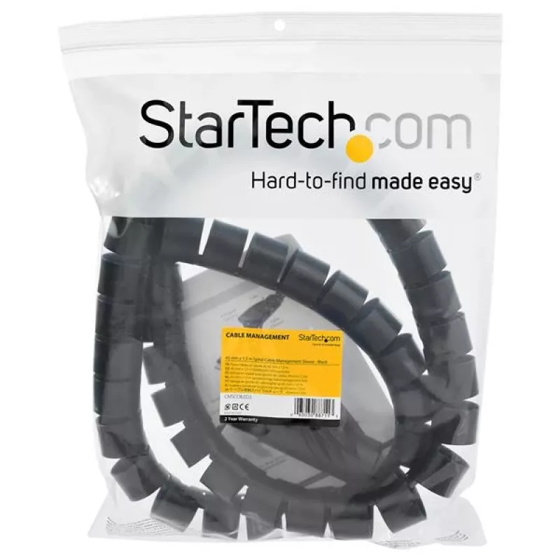 StarTech.com 1,5 m (4,9 ft.) kabelmanagement-mof – spiraal – 45 mm (1,8 in.) diameter