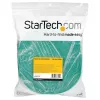 StarTech.com 30,5 m klittenbandrol – op maat te knippen herbruikbare kabelbinders – industrieel draadbevestigingsband / verstelbare stoffen wikkels groen / herbruikbare zelfklevende kabelmanagementbanden