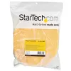StarTech.com 30,5 m klittenbandrol - op maat te knippen herbruikbare kabelbinders - industrieel kabelbevestigingsband als meterware / verstelbare stoffen banden geel / herbruikbare zelfklevende kabelmanagementbanden