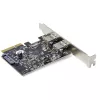 StarTech.com 2-poorts USB PCIe-kaart met 10 Gbit/s per poort - USB 3.1/3.2 Gen 2 Type-A PCI Express 3.0 x2 hostcontroller-uitbreidingskaart - uitbreidingskaart - full/low profile - Windows & Linux