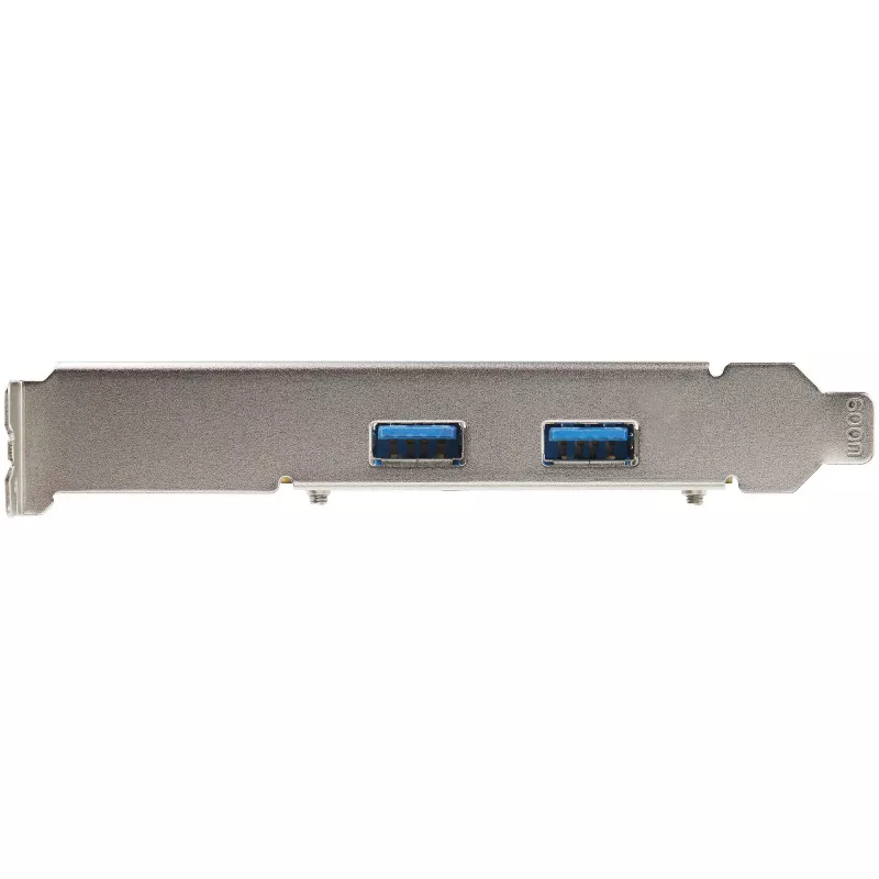 StarTech.com 2-poorts USB PCIe-kaart met 10 Gbit/s per poort - USB 3.1/3.2 Gen 2 Type-A PCI Express 3.0 x2 hostcontroller-uitbreidingskaart - uitbreidingskaart - full/low profile - Windows & Linux