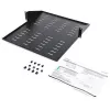 StarTech.com 2U serverrack-plank - 2 posten - middenmontage - geperforeerd