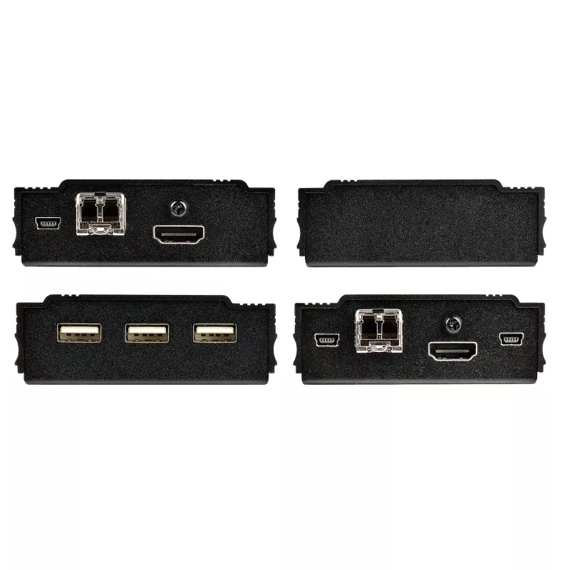 StarTech.com 4K HDMI KVM-extender over glasvezel - HDMI video & USB remote KVM-switch/console-extender - tot 984ft/300m (MultiMode) - 2x 10G MMF SFP+-modules - KVM-extensiekit (TX/RX)
