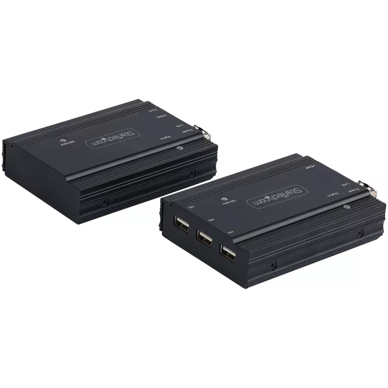 StarTech.com 4K HDMI KVM-extender over glasvezel - HDMI video & USB remote KVM-switch/console-extender - tot 984ft/300m (MultiMode) - 2x 10G MMF SFP+-modules - KVM-extensiekit (TX/RX)