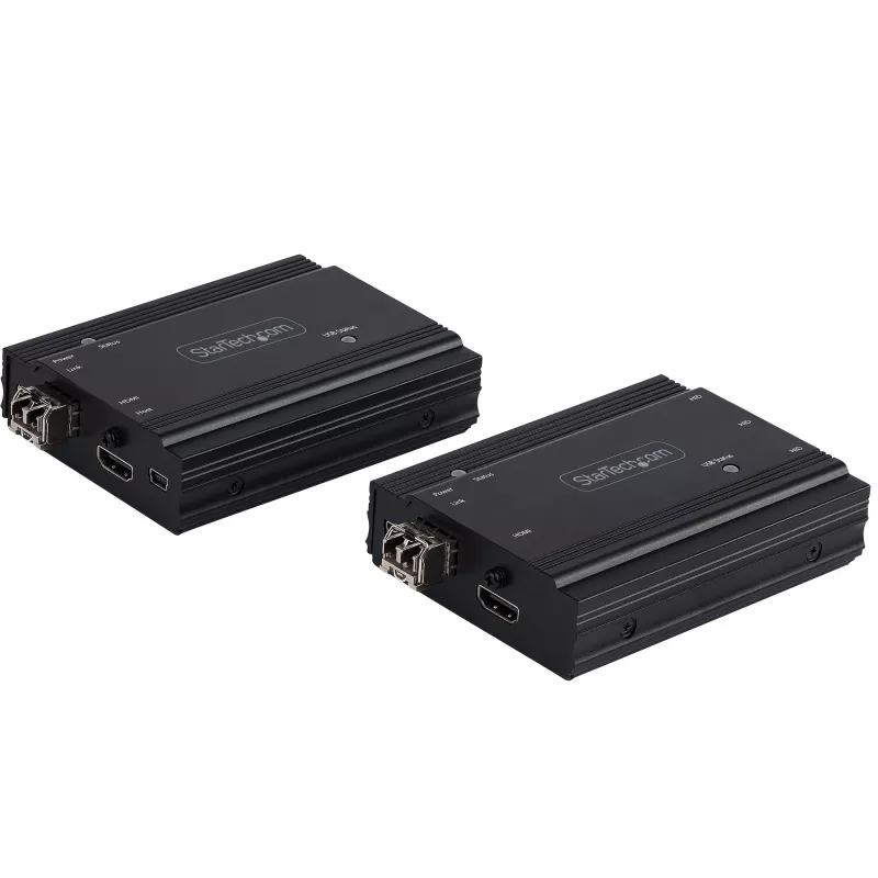 StarTech.com 4K HDMI KVM-extender over glasvezel - HDMI video & USB remote KVM-switch/console-extender - tot 984ft/300m (MultiMode) - 2x 10G MMF SFP+-modules - KVM-extensiekit (TX/RX)