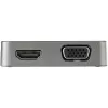 StarTech.com USB-C multiport-adapter - USB 3.1 Gen 2 Type-C mini-dock - USB-C naar 4K HDMI of 1080p VGA video - 10 Gbit/s USB-A USB-C, GbE - draagbare reislaptop-dock - werkt met Thunderbolt 3