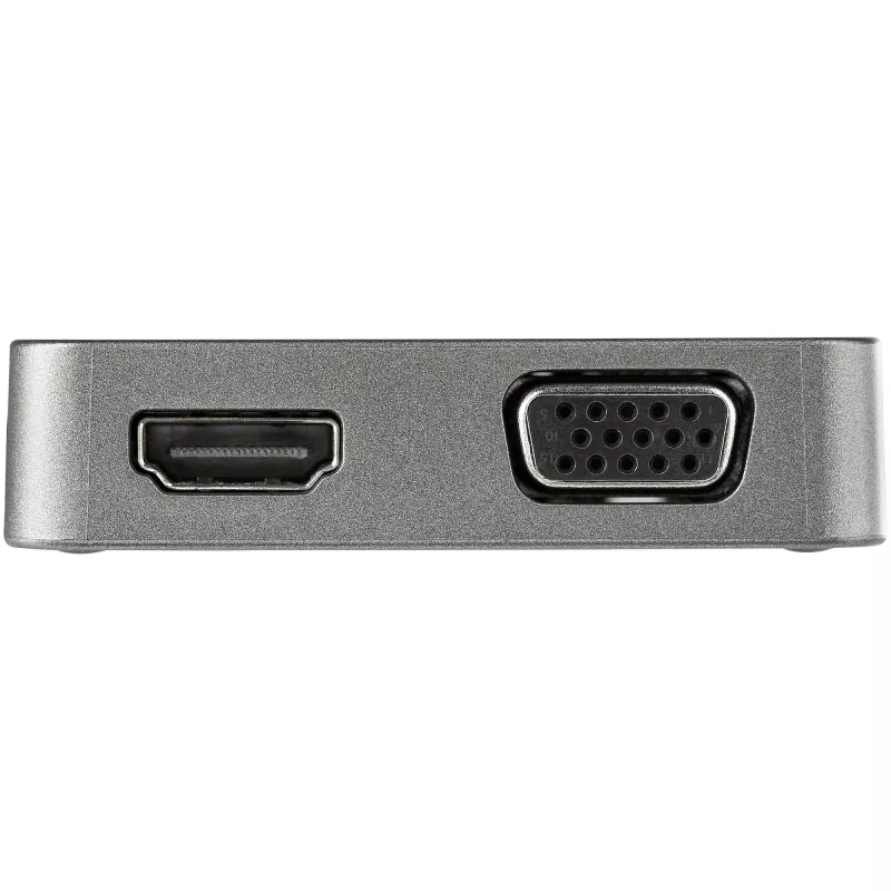 StarTech.com USB-C multiport-adapter - USB 3.1 Gen 2 Type-C mini-dock - USB-C naar 4K HDMI of 1080p VGA video - 10 Gbit/s USB-A USB-C, GbE - draagbare reislaptop-dock - werkt met Thunderbolt 3