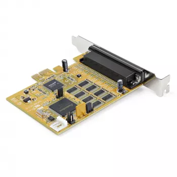 StarTech.com 8-poorts PCI Express RS232 seriële adapterkaart, PCIe RS232 seriële kaart, 16C1050 UART, multiport seriële DB9-controller/uitbreidingskaart, 15kV ESD-beveiliging, alleen Windows - TAA