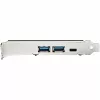 StarTech.com 5-poorts USB PCIe-kaart - 10Gbps USB 3.1 Gen 2 PCIe-kaart met 1x USB-C & 2x USB-A - 1x 2-poorts IDC (interne 5Gbps USB-header-uitbreiding) - USB-C PCI Express controllerkaart