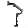 StarTech.com bureauhouder monitorarm met 2x USB 3.0-aansluitingen, volledig beweegbare enkelmonitorsteun, tot 34 inch (17,6 lb/8 kg) VESA-display, klem-/doorvoermontage, mechanische veer