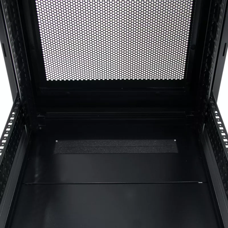 StarTech.com 4-posten 32U serverrack-kast, afsluitbare 19 inch datarack-kast voor computer-/AV-/IT-apparatuur, kantoor-/thuisnetwerkrack met wielen en verstelbare montagerails
