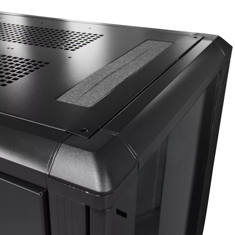 StarTech.com 4-posten 32U serverrack-kast, afsluitbare 19 inch datarack-kast voor computer-/AV-/IT-apparatuur, kantoor-/thuisnetwerkrack met wielen en verstelbare montagerails