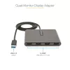 StarTech.com USB 3.0 naar quad HDMI-adapter, USB naar 4x HDMI monitorconverter voor Windows (geen ondersteuning voor macOS/ChromeOS/Linux) - TAA