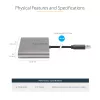 StarTech.com USB 3.0 naar quad HDMI-adapter, USB naar 4x HDMI monitorconverter voor Windows (geen ondersteuning voor macOS/ChromeOS/Linux) - TAA
